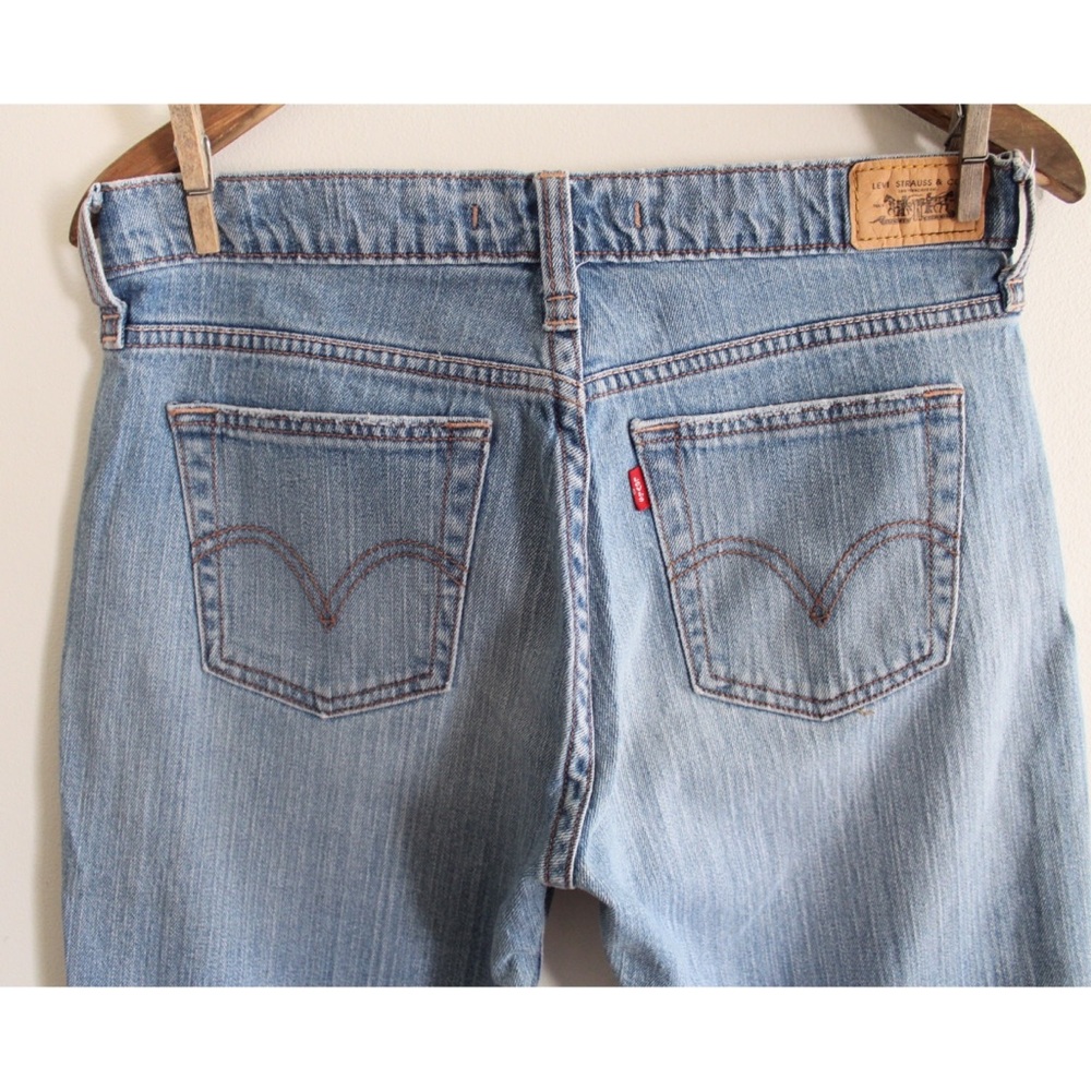 Levi’s 515 Capri Lightwash Jeans 8 29 - Picture 6 of 8